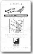 Checklist of Birds 